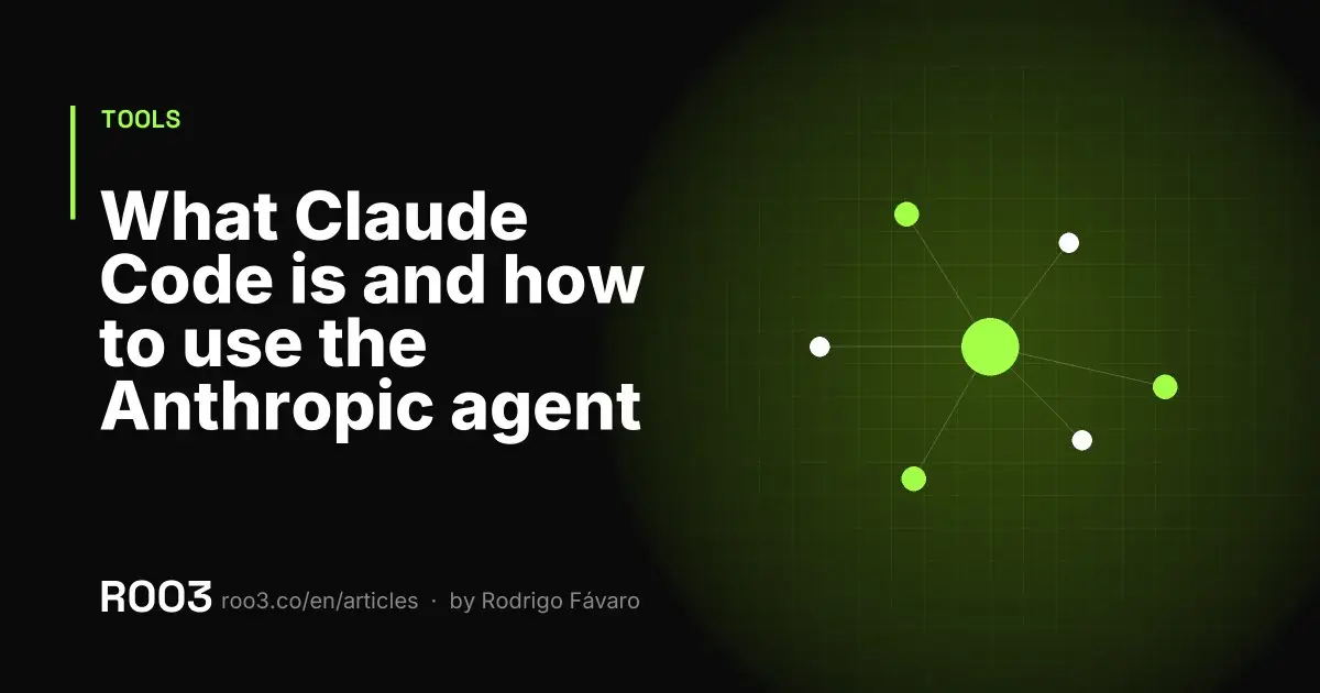 Abstract illustration of a terminal with a flow of tasks resolving in sequence, in neon green on a black background.